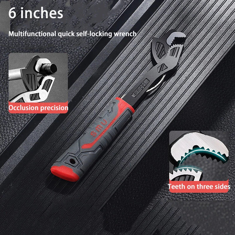 š„Hot Saleš„Industrial Grade Multifunctional Self-locking Pipe Wrench Tool
