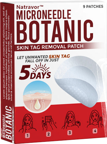 Natravor® MicroNeedle Botanic Skin Tag Removal Patch ✅Australian Made