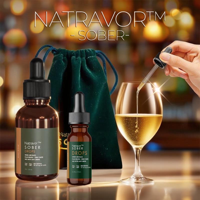 Natravor™Sober Drops — Natural Plant-Based Drops to Reduce Drinking, Support Liver Health, and Promote Clearer Mornings.