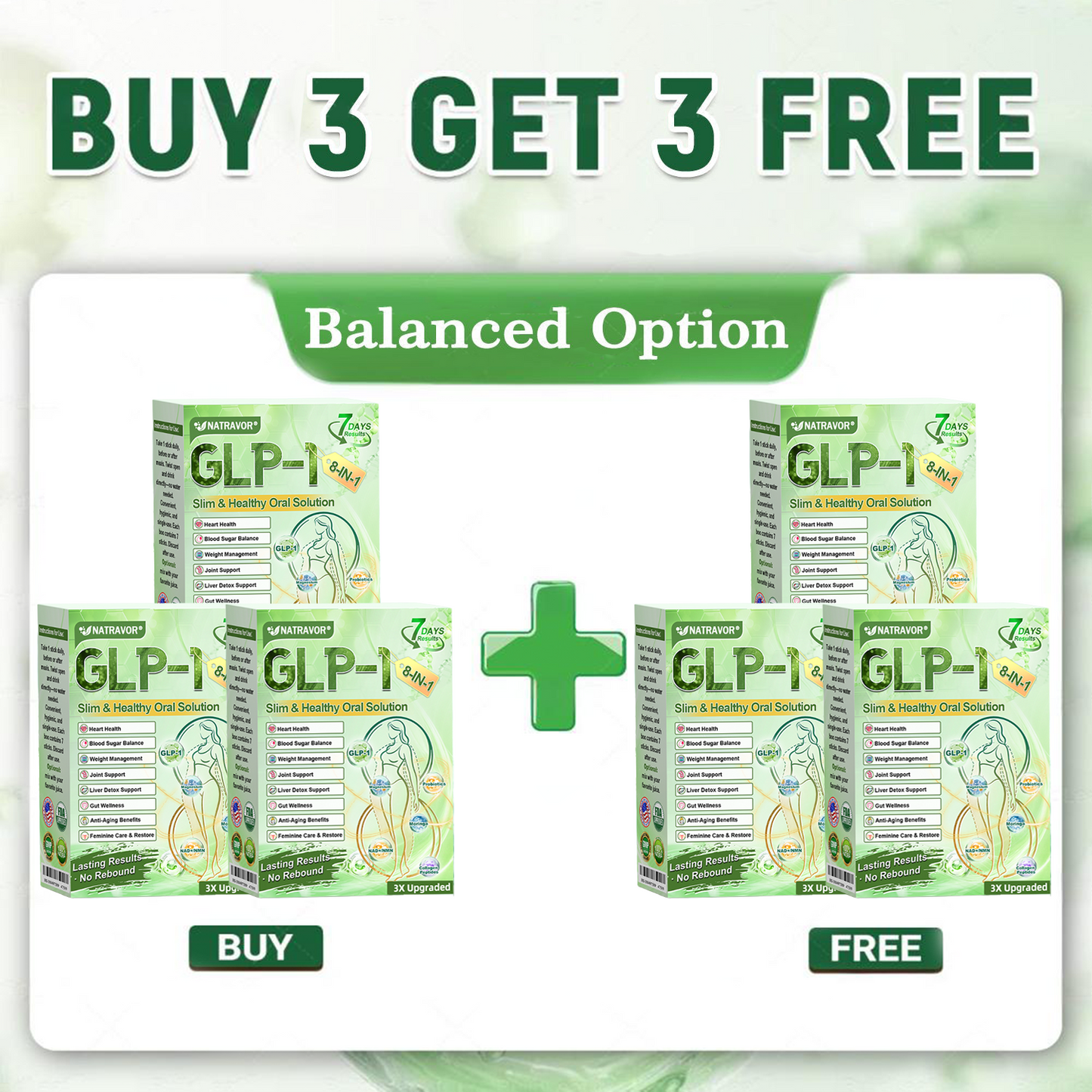 FDA Mall | Natravor® 8-in-1 Slim & Healthy Oral Solution (Once a day, results in 7 days), With 100 Billion CFU Active Probiotics ✅ Supports weight management, heart health, diabetes, gut & women’s health, while firming skin & boosting energy.
