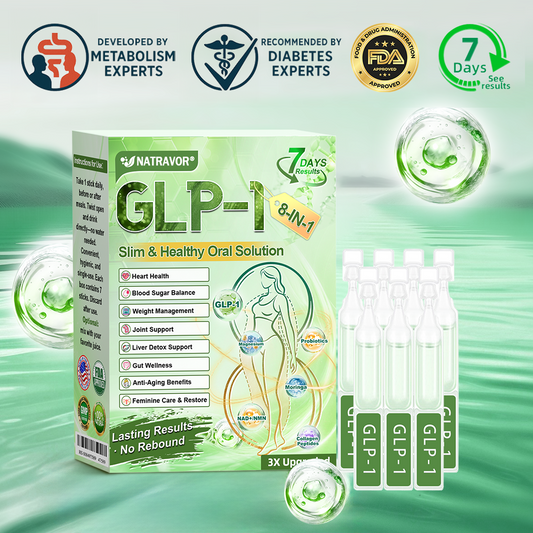 FDA Mall | Natravor® 8-in-1 Slim & Healthy Oral Solution (Once a day, results in 7 days), With 100 Billion CFU Active Probiotics ✅ Supports weight management, heart health, diabetes, gut & women’s health, while firming skin & boosting energy.