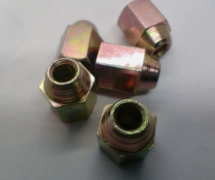 12 x 1mm Female Brake Pipe Nuts for 1/4" Pipe (5)