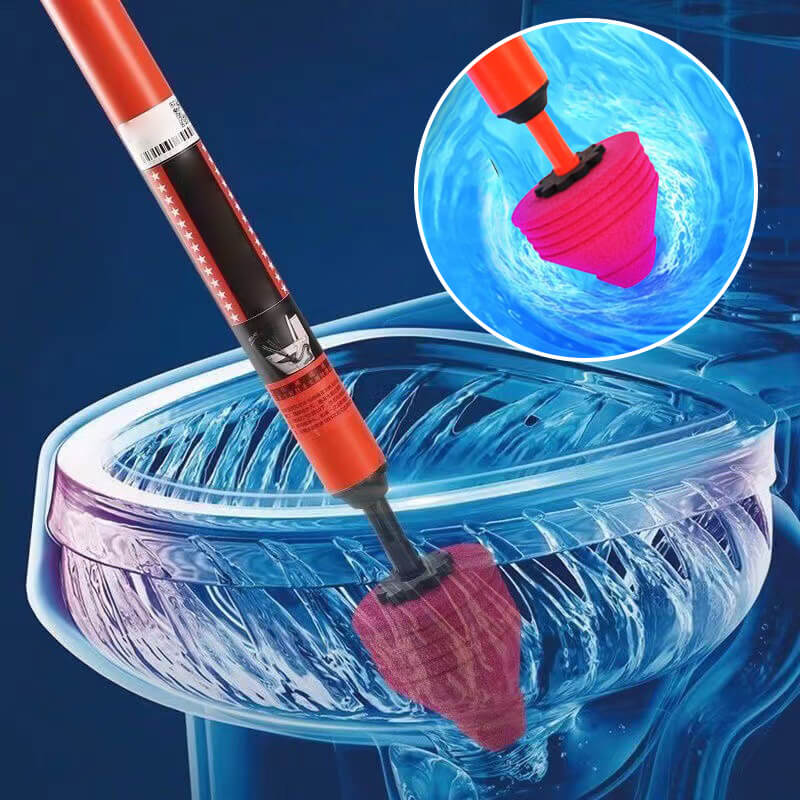 High Pressure Toilet Unblock One Shot Toilet Pipe Plunger, Upgraded Toilet Plunger Kit High Pressure Air Drain Clog Remover Plumbing Tool for Sink Bathroom Bathtub Clogged Pipe
