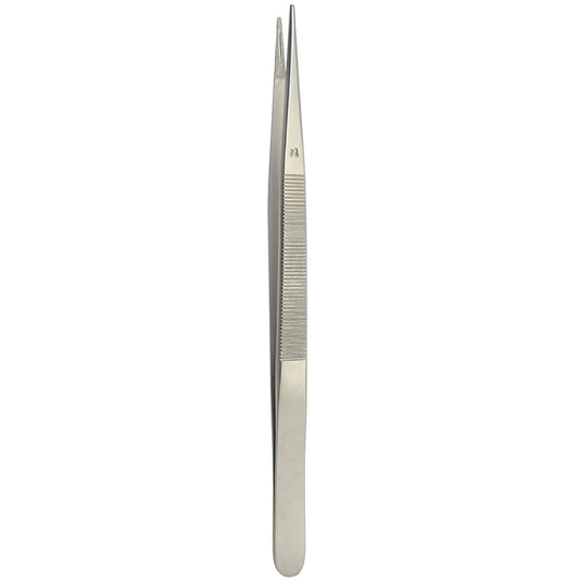 Diamond Tweezer, Medium Points Grooved (Economy) 6.25”