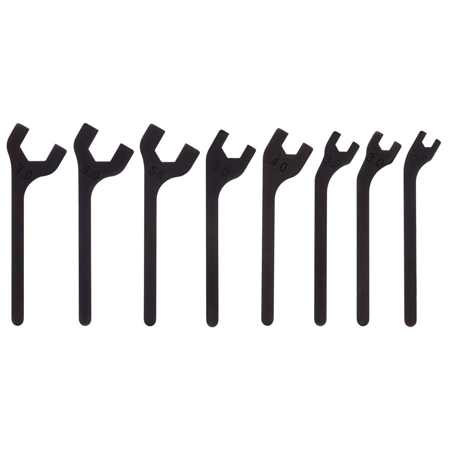 Wrench Set, 9 Pc. Interchangeable Metric Open End 1hdl, 8Bl