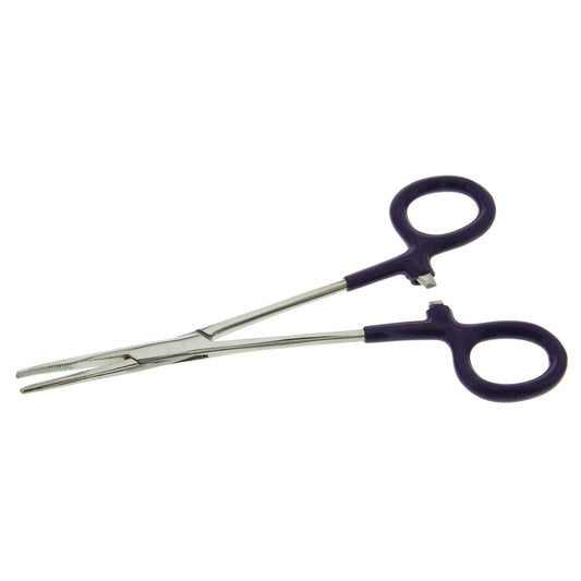 Forceps - Straight, Self Locking, Dip Handle & Jaw, 5.5”