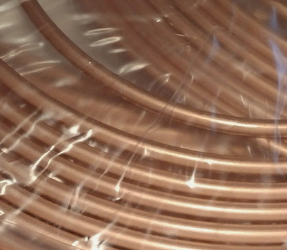 6mm Copper Brake Pipe Seamless 7.5m Roll 22 Gauge