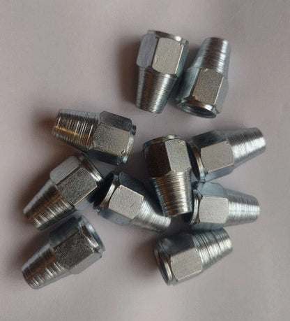 7/16" X 20 UNF Brake Pipe Nuts Female for 1/4" Brake Pipe (10)