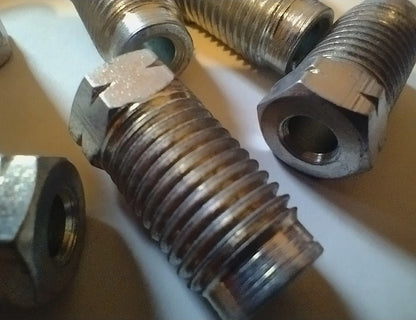 7/16" X 20 UNF Brake Pipe Nuts Male for 1/4" Brake Pipe (10)