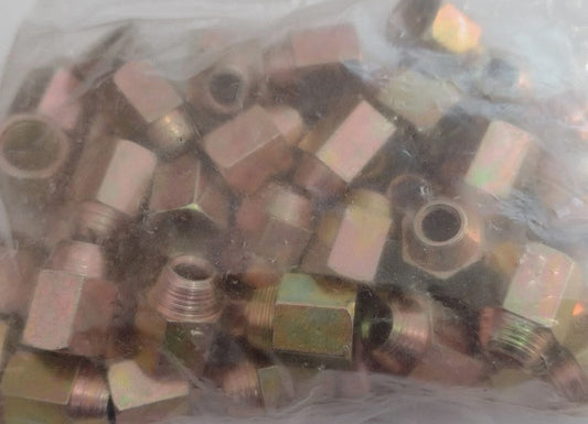 12mm x 1mm Female Brake Pipe Nuts for 1/4" Pipe Pack of 50