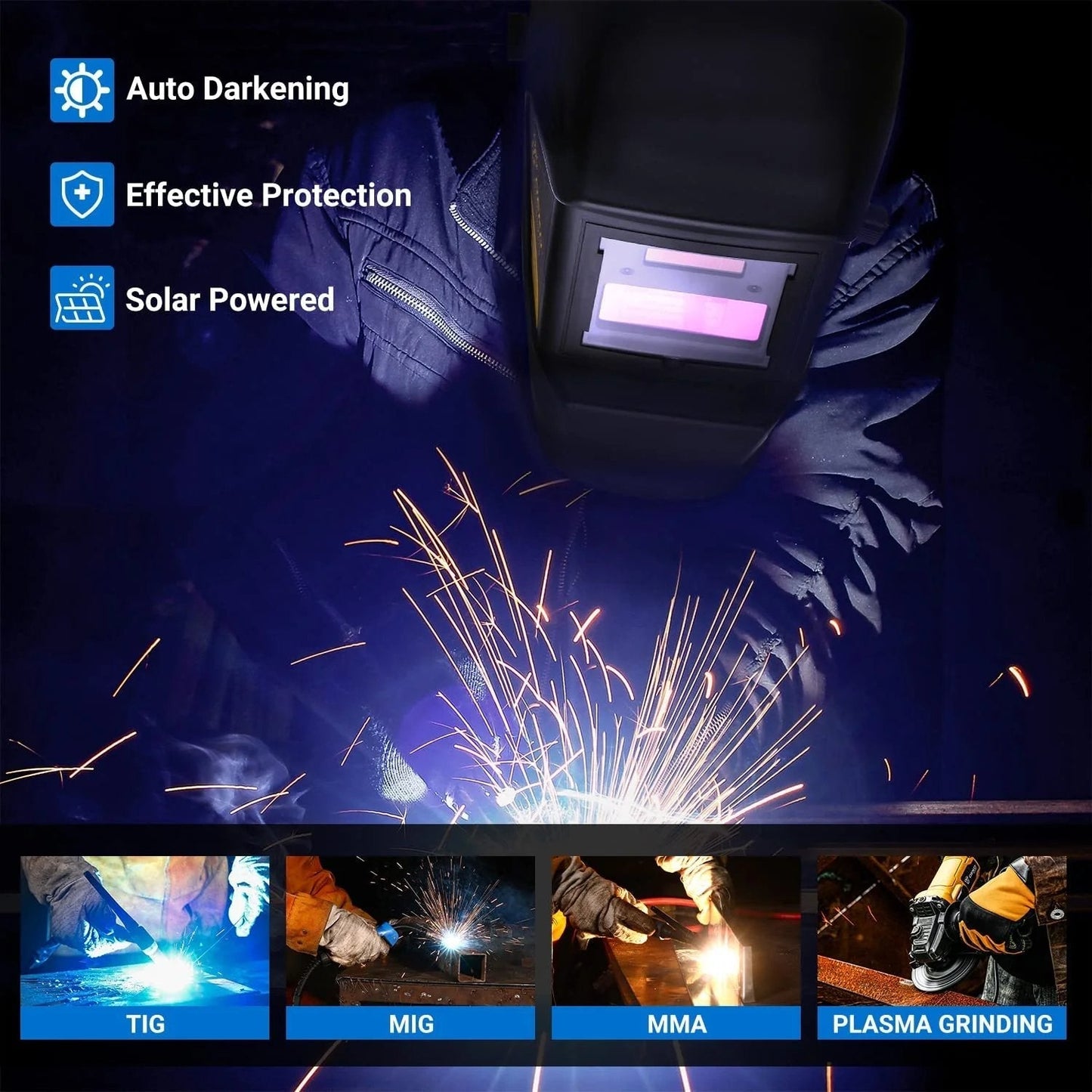 🎁Newly upgraded adjustable welding mask